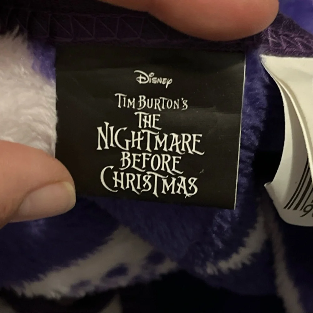 Disney Nightmare Before Christmas Lock Shock & Jack Barrel Oogie Boogie Blanket
